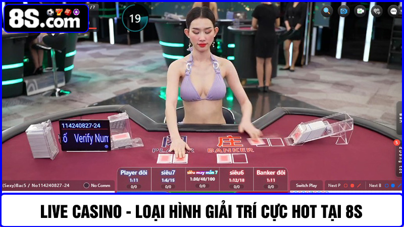 Cá cược Live Casino nhà cái 8S