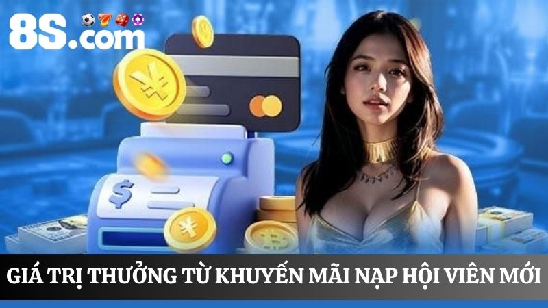 giá trị khuyến mãi nạp hội viên mới