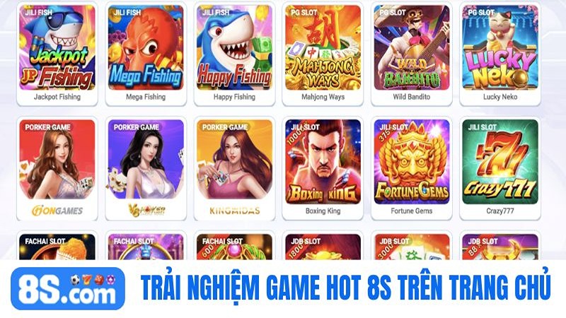 game hot 8S trang chủ